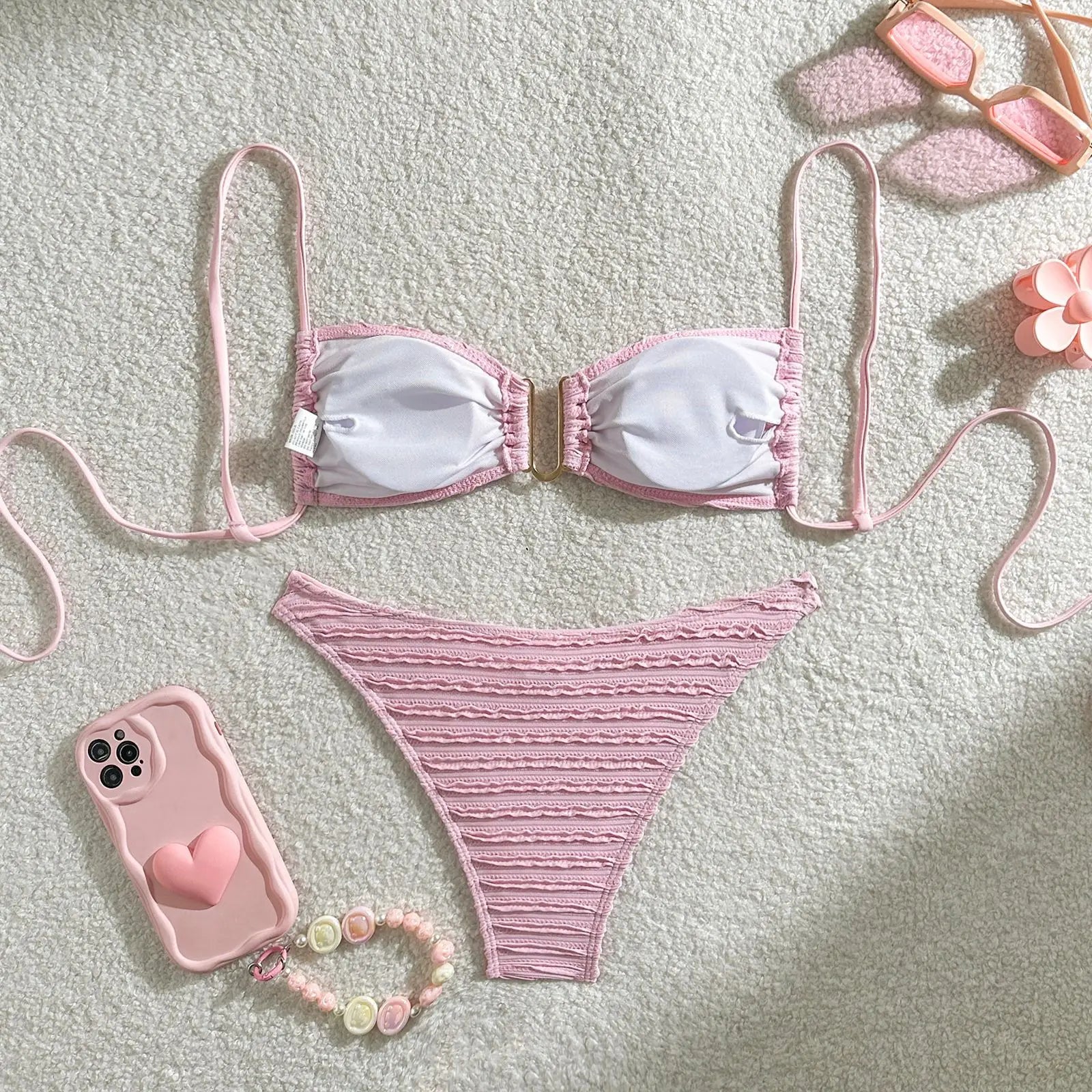 2026 New Sexy Bikinis Swimsuits Women's Swimwear Push Up Female Beach Swim Wear Bathing Suits Brazilian Bikini Set Pool Bather