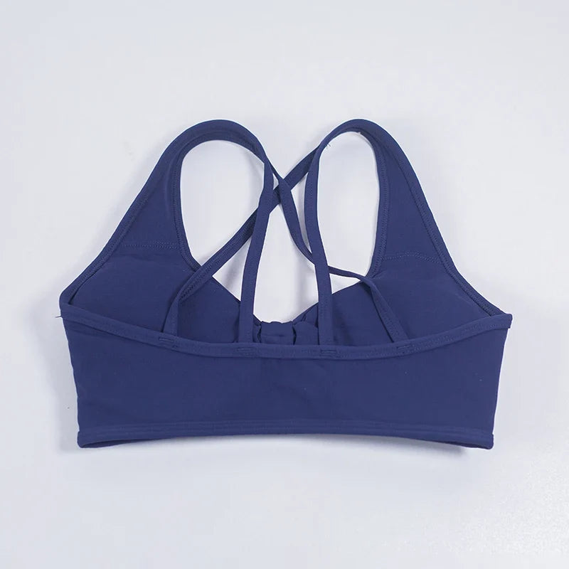 DIAS FIT JOY fold sports bra cross beauty back detachable yoga bra tight fitting outdoor sports running fitness gym suit