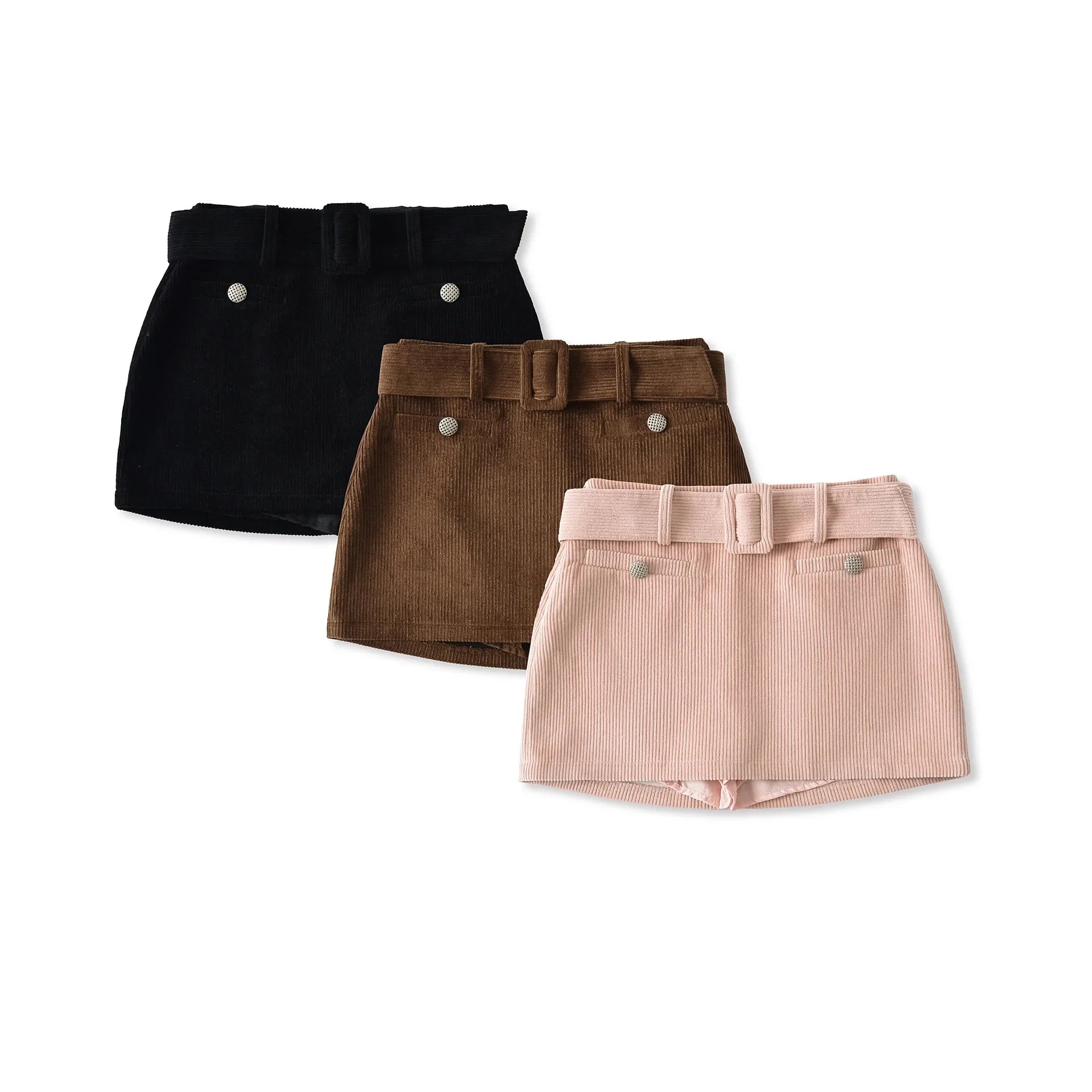 Sweet Solid Color Mini Shorts For Women High Waist With Pockets Slim Fit Stretchy Fabric In Shorts For Casual Stylish Daily BVNO
