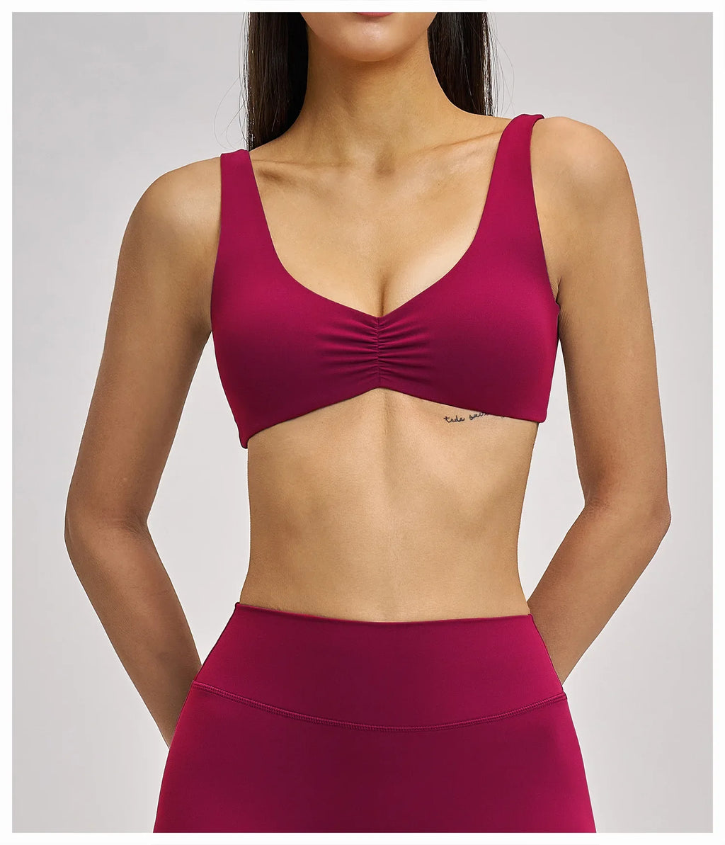 High Impact Sports Bra Push Up Gym Underwear Sexy Women Breathable Yoga Clothes High Quality Fitness Bra Workout Top Female