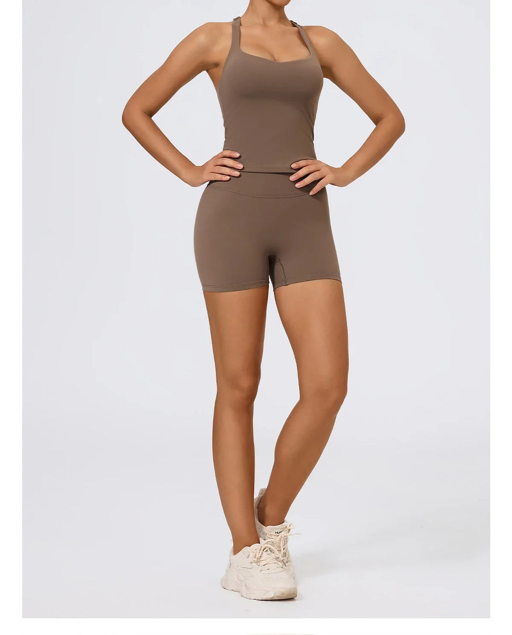 Hearuisavy Summer Woman Sports Vest I-Back Strap Design Gym Sportswear Breathable Quick Dry Fitness Tank Top Running Yoga Top