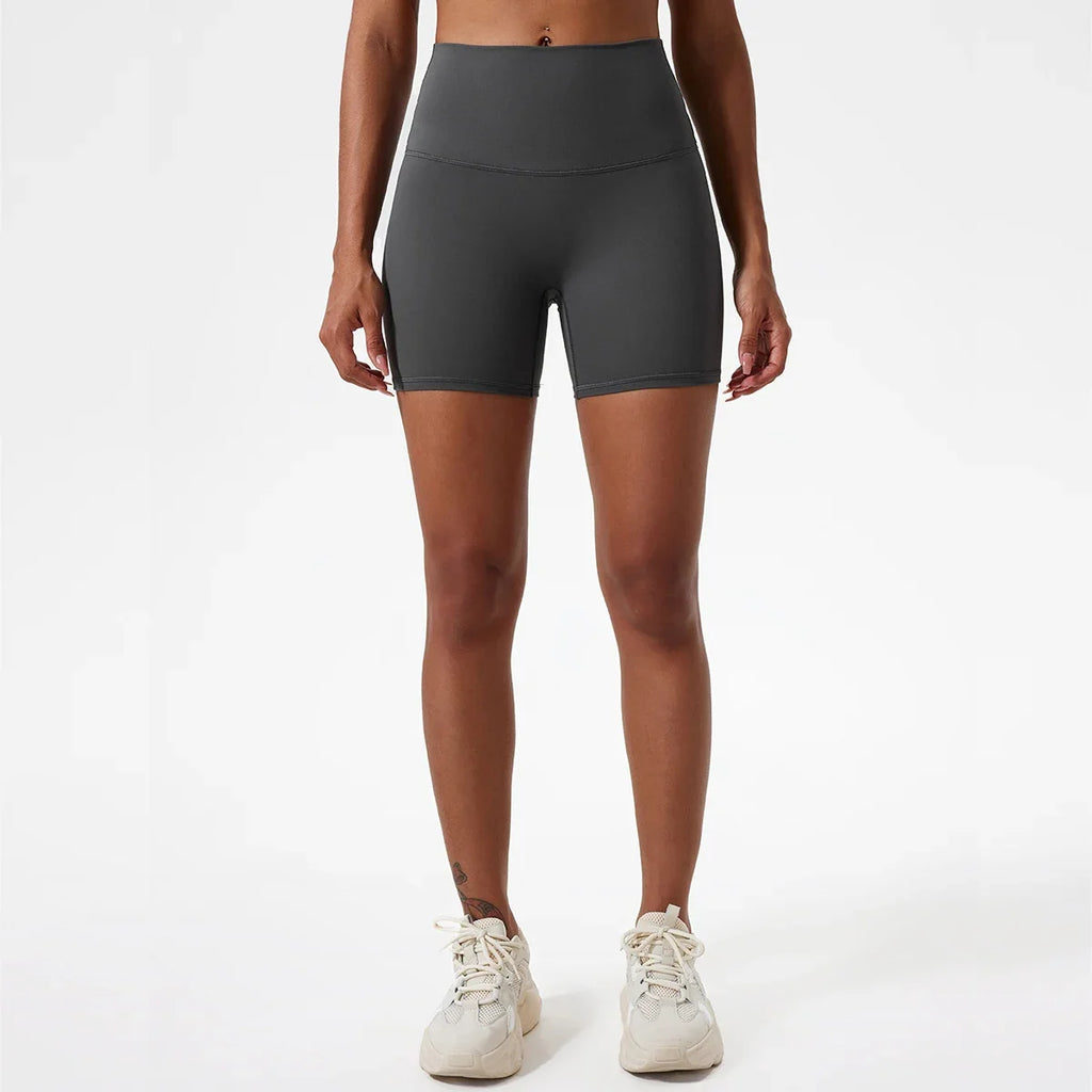 Hearuisavy Summer Soft Sports Shorts Buttock Lift Gym Leggings Women High Waist Yoga Shorts Women Running Cycling Workout Shorts