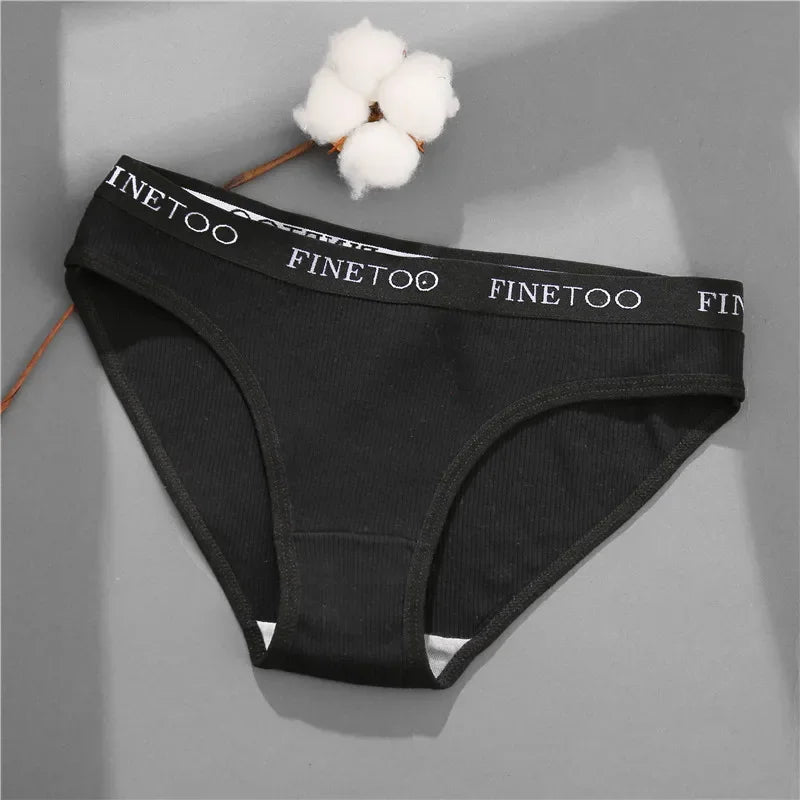 1Pcs Women' Cotton Pantys Sexy Comfortable Letter Printed Woman Briefs Ladies Underpants Fashion Girls Lingerie M-XXL