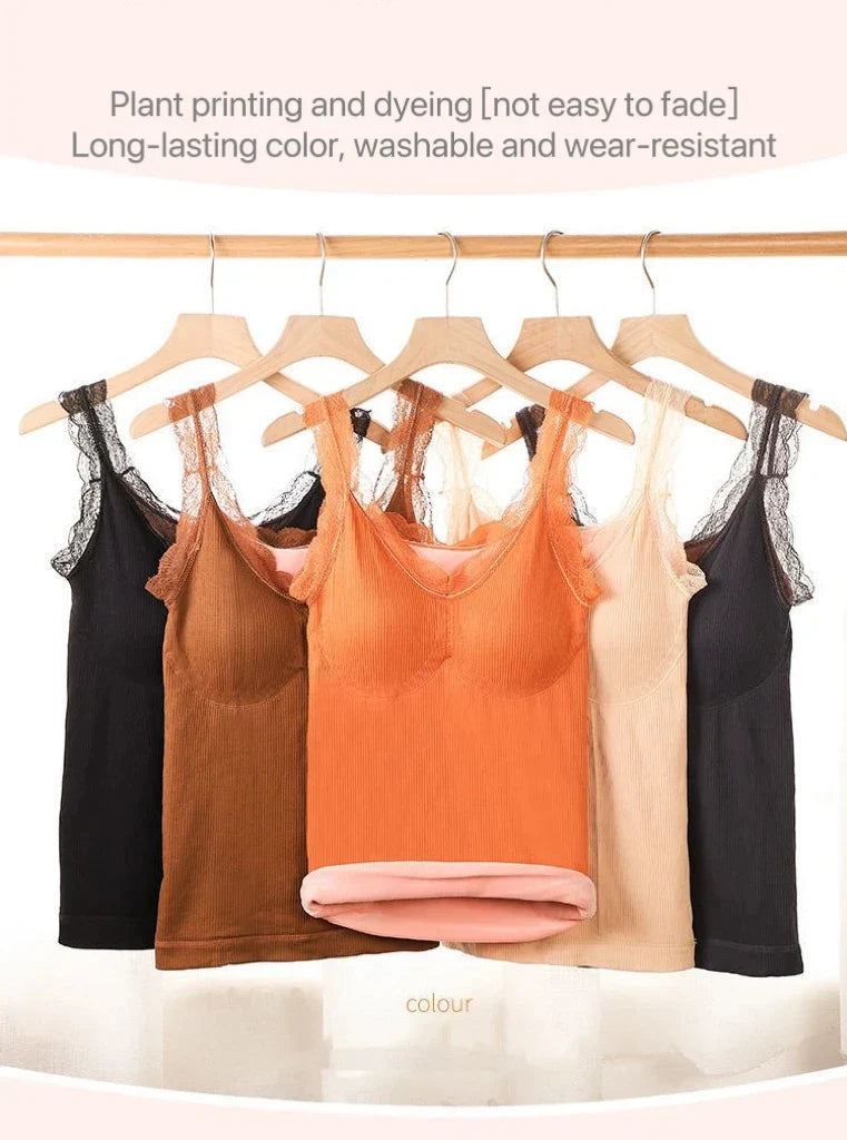 Thermal Underwear Plus Size Vest Thermo Lingerie Women Winter Clothing Warm Top Inner Wear Thermal Shirt Undershirt Intimate