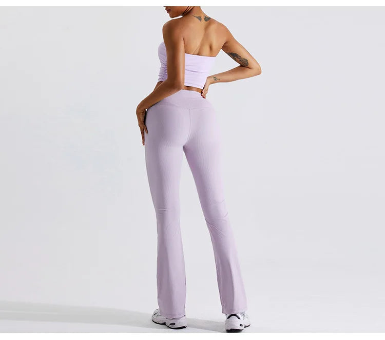 Sexy Strapless Sports Bra Backless Gym Top Women Quick-Drying Yoga Clothes Women Top Fitness Chest Wrap Underwear Workout Bra