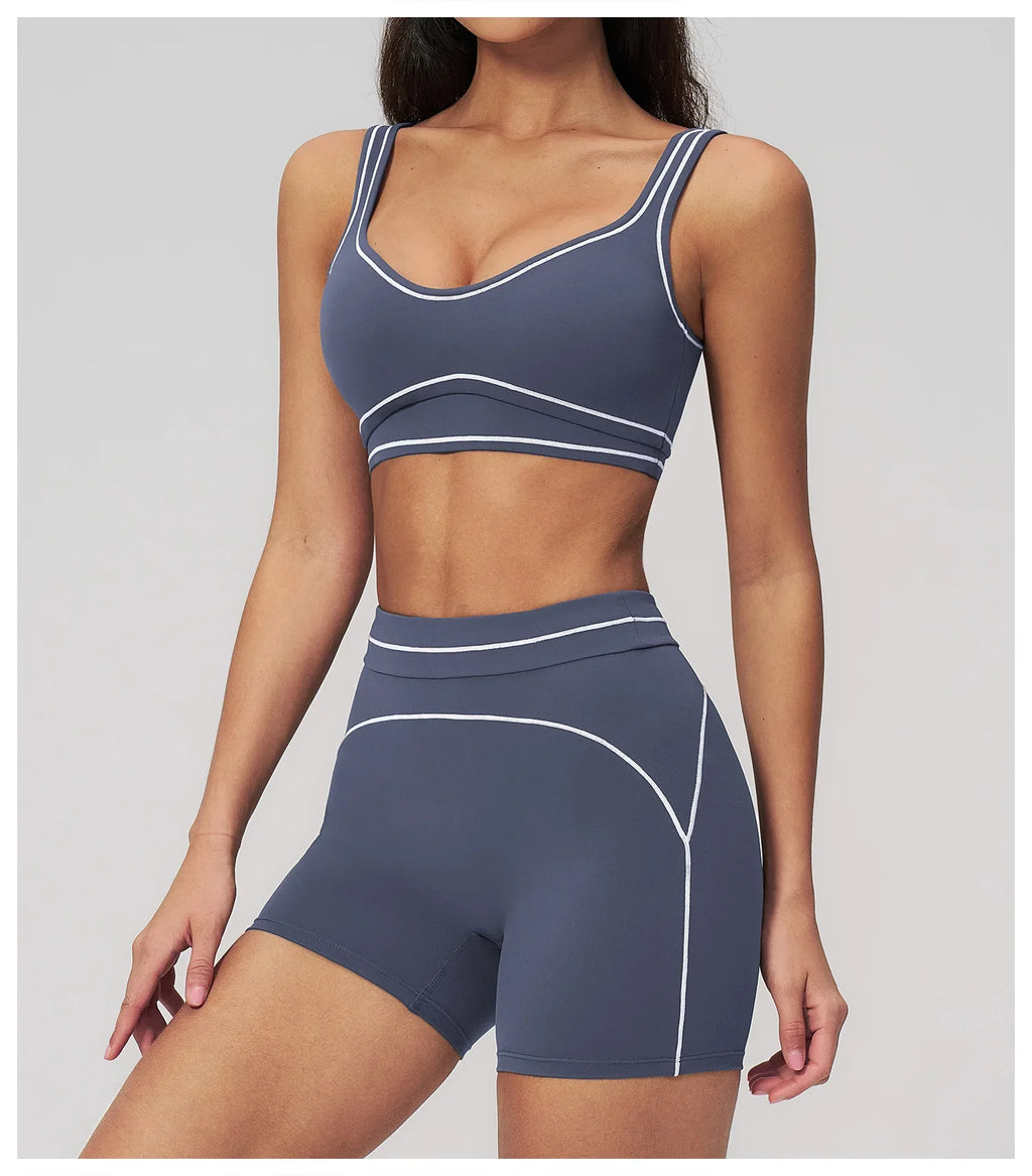 Breathable Sports Bra Women Shockproof Fitness Tops Push Up Gym Crop Top Brassiere Sport Bras Gym Workout Top Summer Yoga Bra