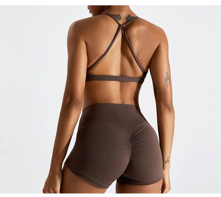 Seamless Sports Bra Women Underwear Sexy Back Shockproof Workout Fitness Bra Quick Drying Training Sports Running Yoga Tank Top