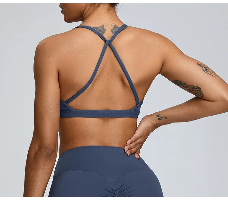 Seamless Sports Bra Women Underwear Sexy Back Shockproof Workout Fitness Bra Quick Drying Training Sports Running Yoga Tank Top