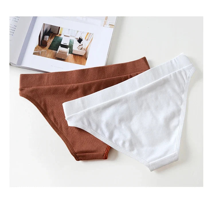 Sexy Thongs Seamless Women Panties Cotton G String Fashion Underwear Female Briefs Girls Lingerie Simple Sporty Style Size S-XL