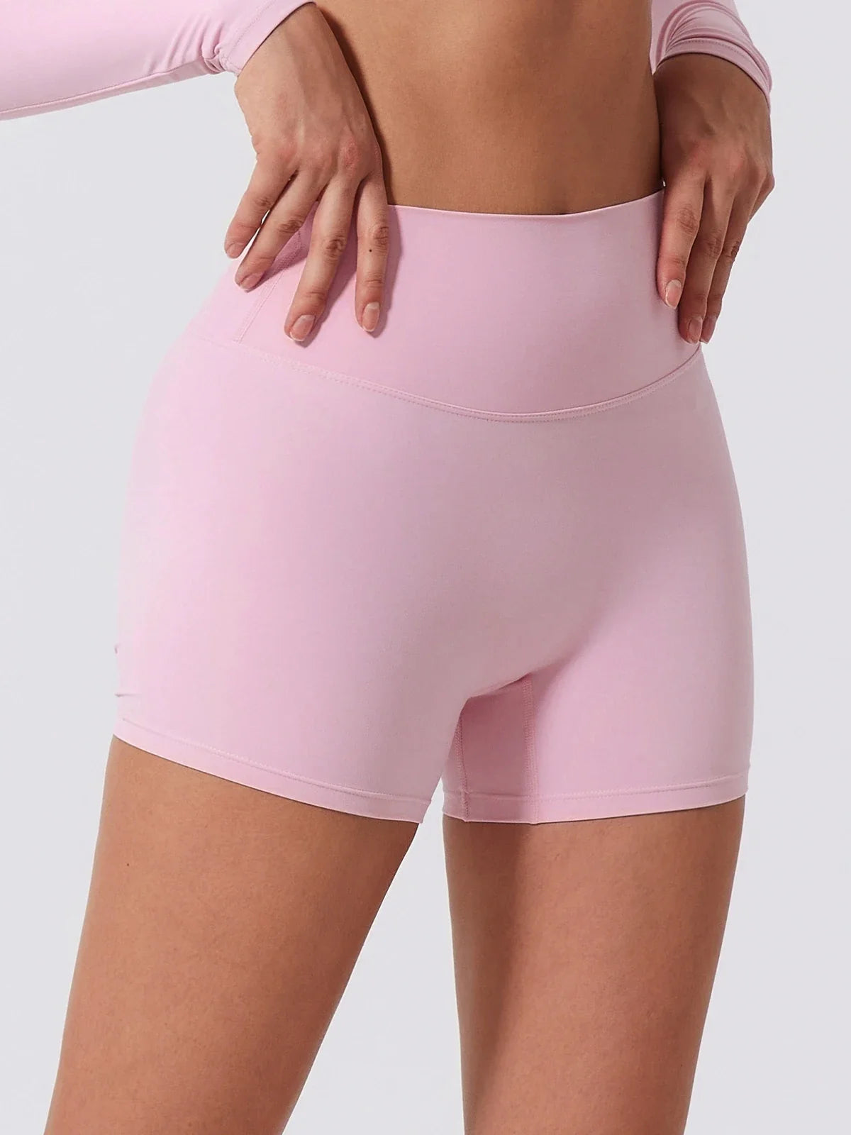 Hearuisavy Summer Elastic Scrunch Yoga Shorts Push Up Gym Leggings Cycling Workout Short Women Quick-Dry High Waist Sports Pants