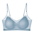 Summer Ice Silk Seamless Ultra-thin Ice Silk Bra Lifting Bra M-4XL Women's Sports Bra Wireless Underwear Air Cooling Brassier