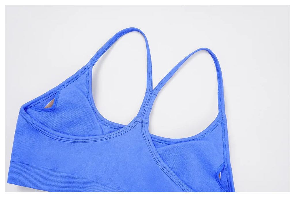 Women Seamless Yoga Sports Bra Breathable Shock Proof Gym Workout Fitness Push up Top Yoga Running Active Sportswear Vest Bra