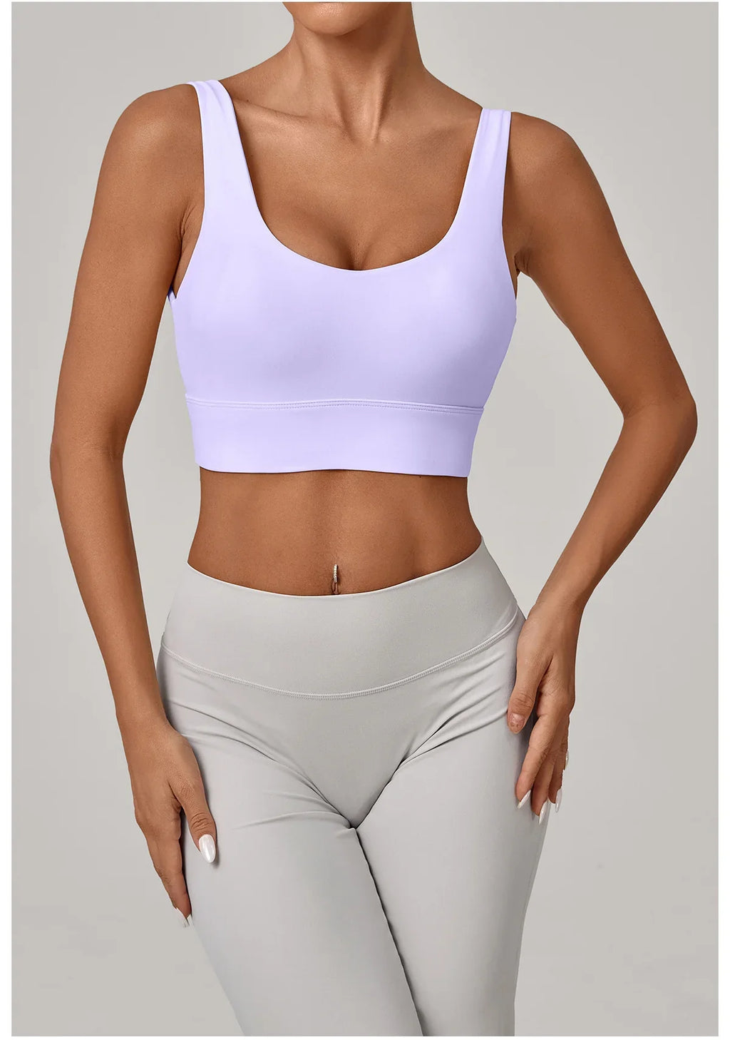 High Strength Yoga Bra Breathable Sports Bra Anti-Sweat Fitness Top Women Shockproof Crop Top Push Up Sport Bra Gym Workout Top