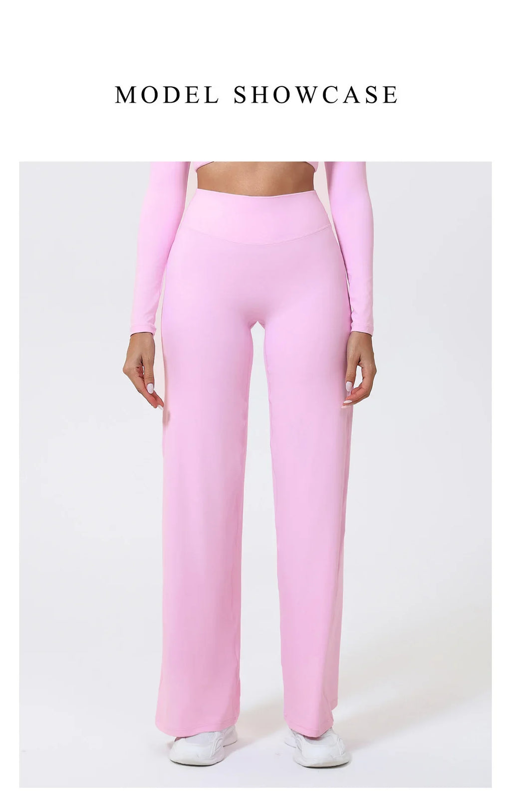 Hearuisavy Summer Straight-Leg Sports Pants Women Gym Clothing Fitness Tights Naked Feeling Compression Wide Leg Yoga Leggings