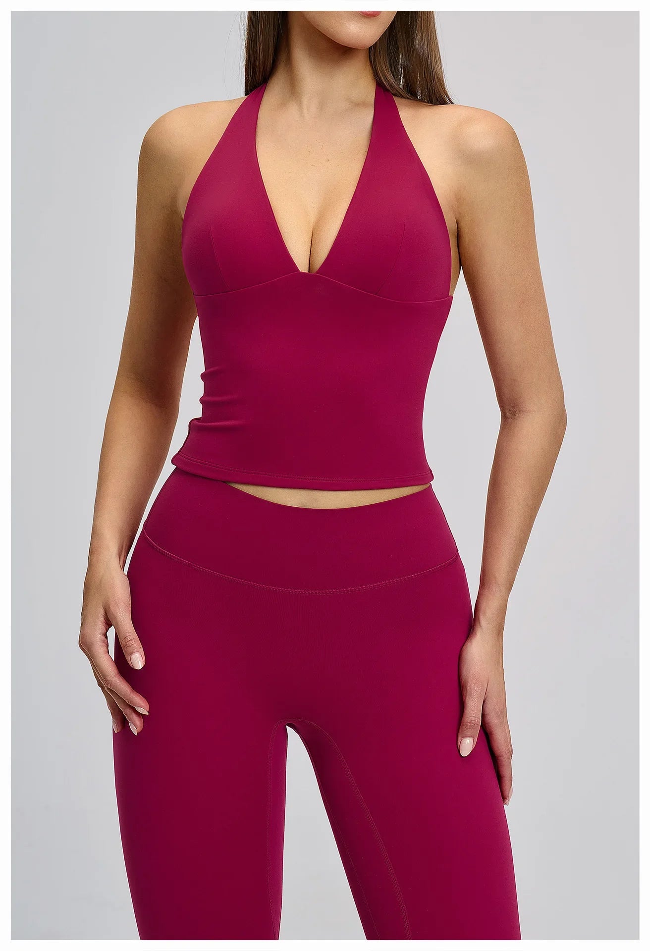Sports Bra Top Push Up Fitness Yoga Bra Female Hanging Neck Underwear Sport Tops For Women Breathable Running Vest Bralette Gym