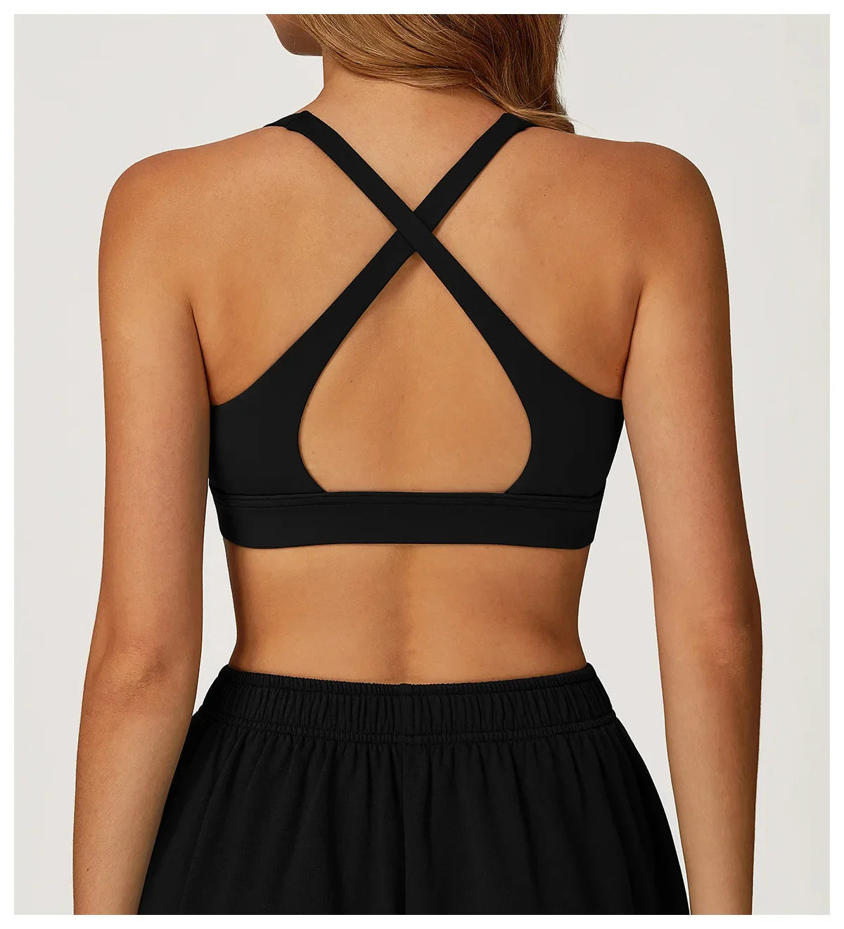 Sexy Gym Top Women Sports Bra Running Back Cross Push Up Yoga Bra Breathable Sports Underwear Women Fitness Workout Top Women