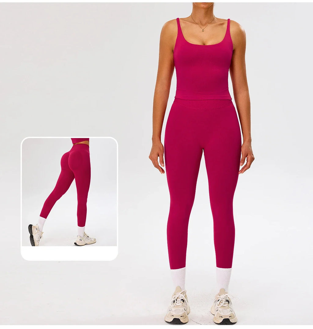 Sexy Gym Top Women Seamless Sports Bra Running Yoga Bra Breathable Sports Underwear Women Neck Hanging Fitness Workout Top Women