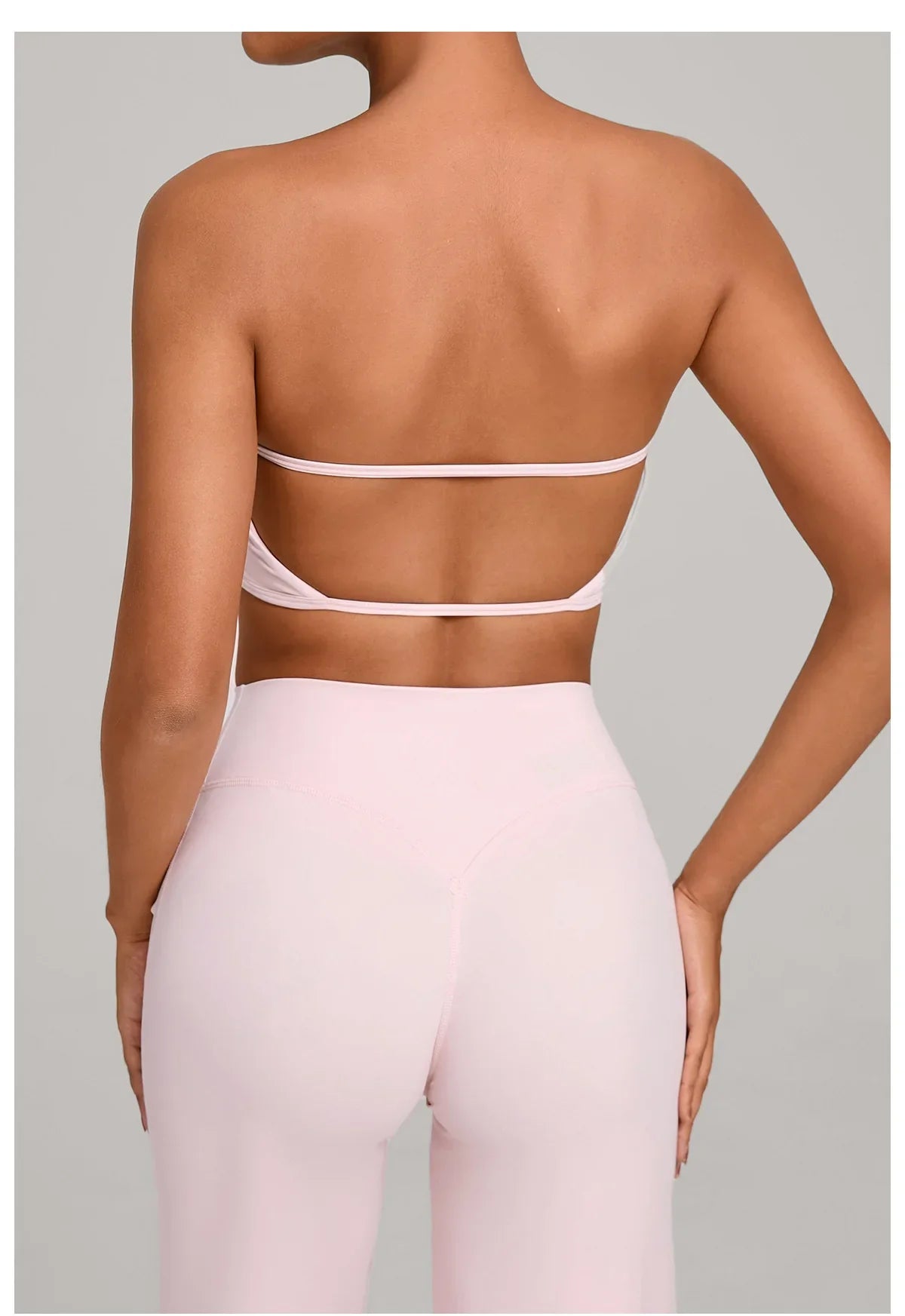 Women Strapless Sports Bra Gym Top Quick-Drying Yoga Clothes Women Tube Top Fitness Chest Wrap Underwear Workout Bra Female