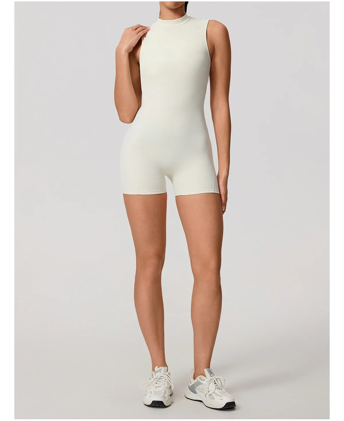 Hearuisavy Summer Sports Overalls Women Gym High Stretch Sleeveless Yoga Bodysuit Running Push Up Butt-Lifting Fitness Jumpsuit