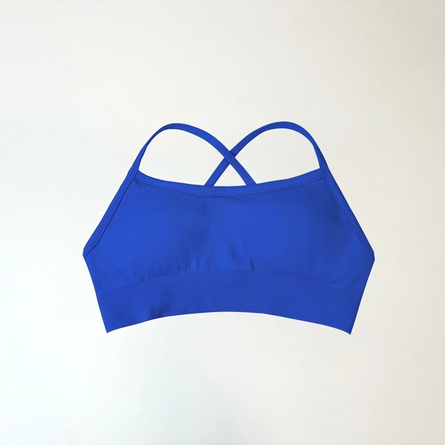 NCLAGEN Backless Sports Bra high support Fitness Underwear Back Cross Gym Crop Top Women Training Running workout Seamless Bras