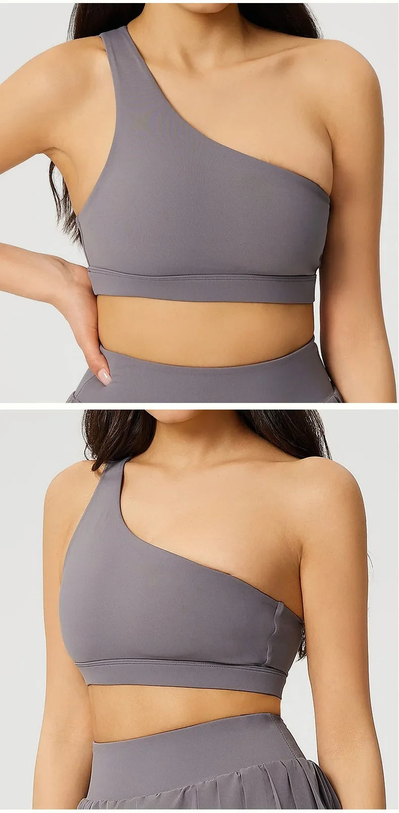 Women's Beautiful Back Gym Sports Underwear Women Shockproof Sport Bra Women Oblique Shoulder Straps Running Fitness Yoga Bra
