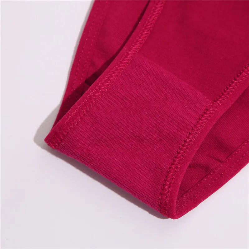 Women's Cotton Panties 3Pcs/set Sexy Low Waist Briefs M-2XL Comfortable Underwear Female Soft Solid Color Underpants Lingerie