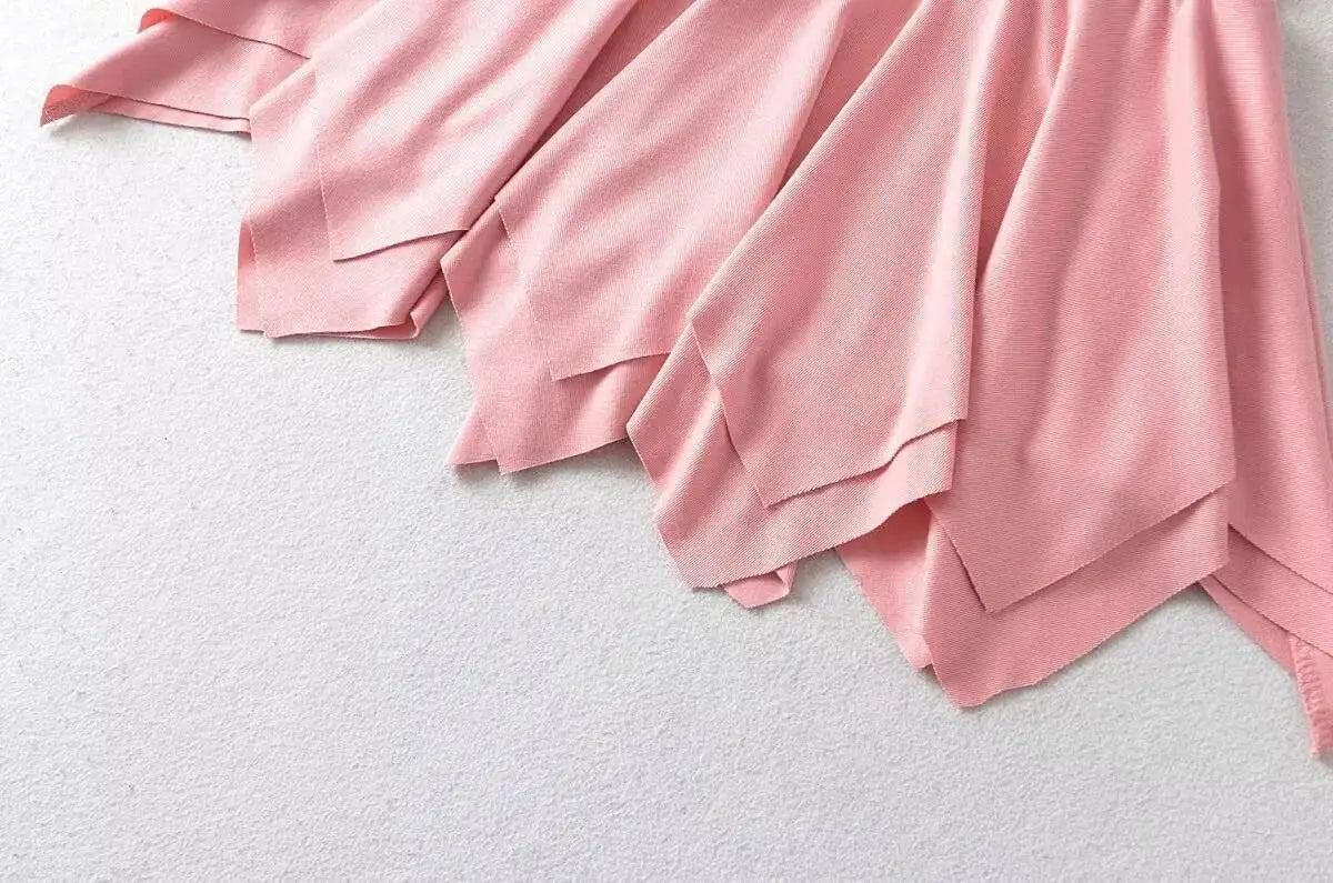 Summer Sexy Pure Desire Loose Edge Design Sense Short Skirt Women High Waisted Wrap Hip Reducing Age Pleated A-line Skirt H2JI