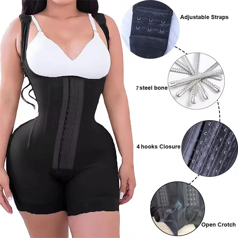 Women Tummy Control Body Slimming Postpartum Girdles Push Up Shaperwear Butt Lifter Bodysuits A Comfy Shaping Jumpsuit Shaper