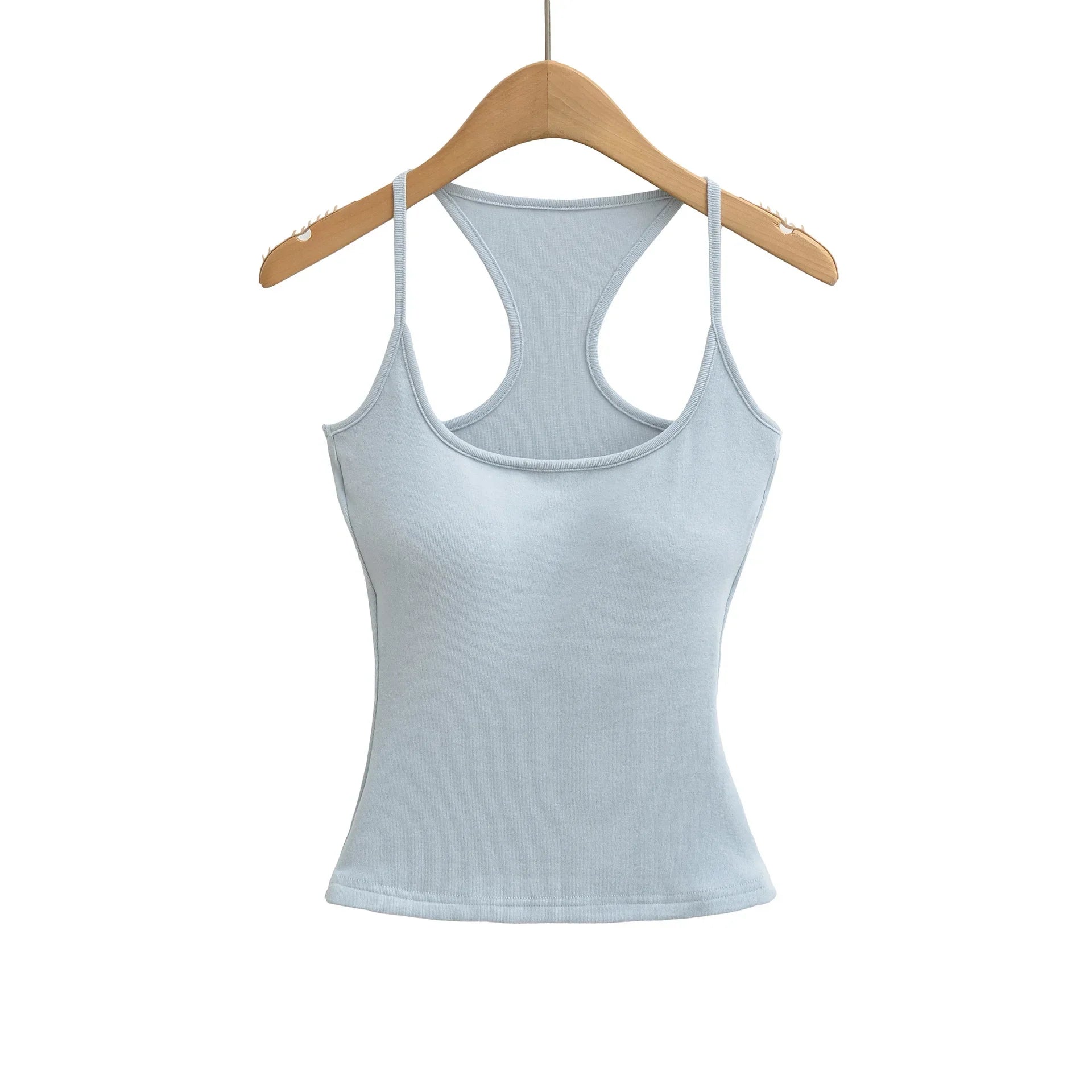 Soft Blush Pink Tank Top For Women Slim Fitted Design Stretchy Fabric Seamless Comfort For Casual Outings Or Light Workouts RSEZ