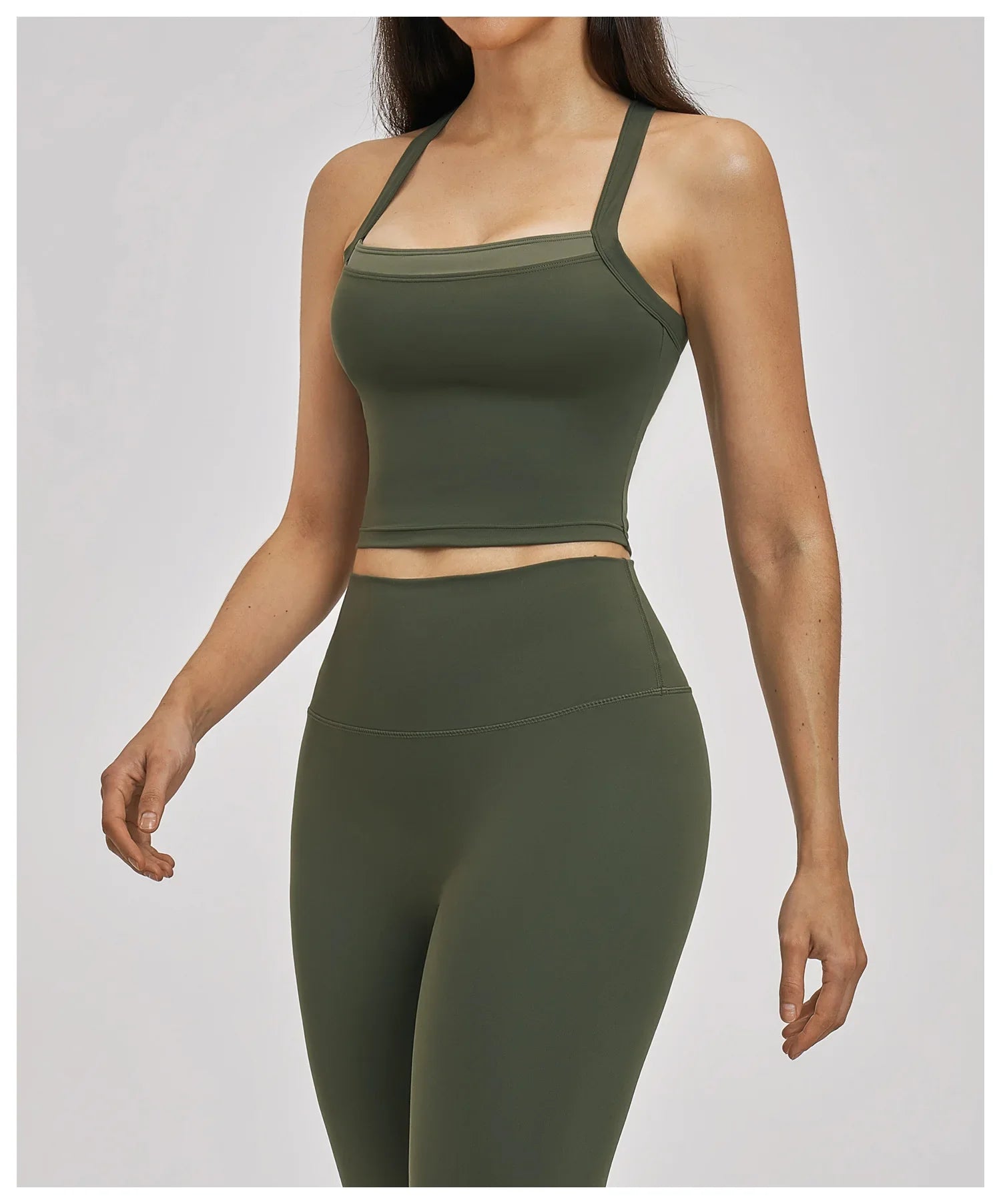 Yoga Bra Women High Strength Sport Bra Anti-Sweat Fitness Top Shockproof Crop Top Push Up Running Sport Bra Gym Vest Workout Top