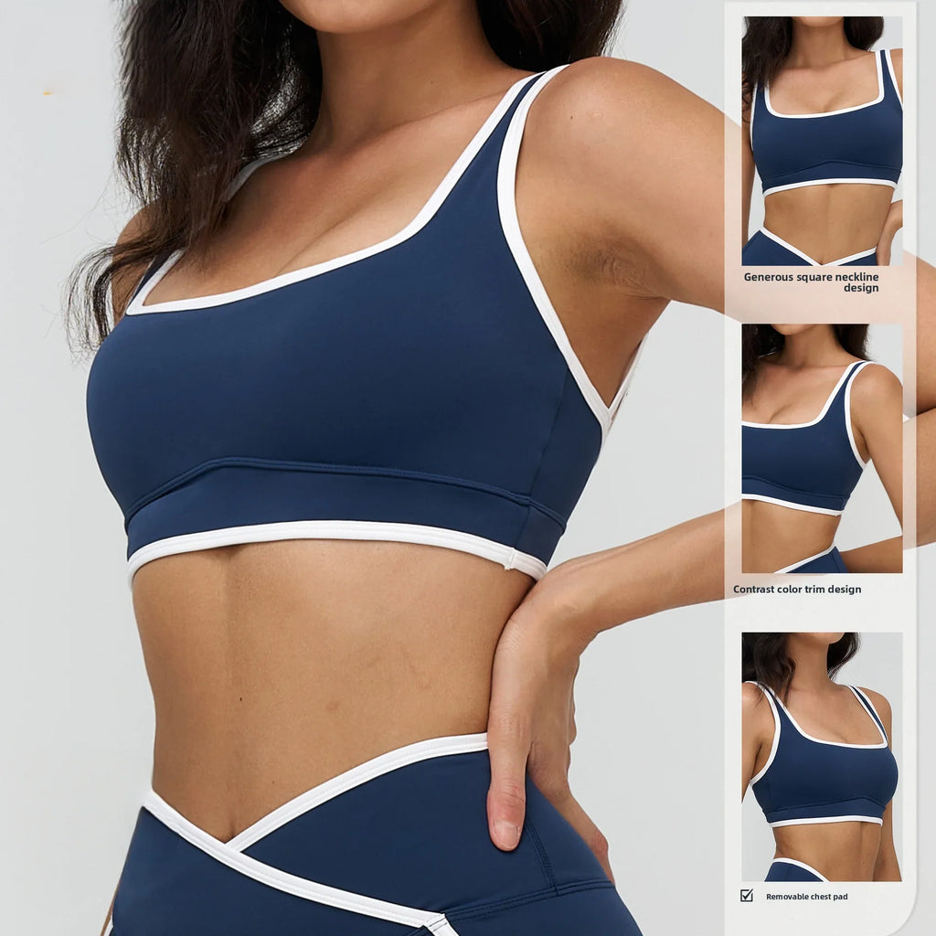 Sports Bra Top Push Up Fitness Yoga Bra Women Workout Underwear Sport Tops Women Breathable Running Vest Bralette Gym Bras