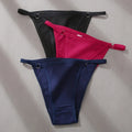 Women's Cotton Panties 3Pcs/set Sexy Low Waist Briefs M-2XL Comfortable Underwear Female Soft Solid Color Underpants Lingerie