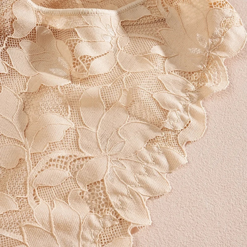 New Sexy Floral Lace Underwire Bras Panties Sets Hollow Out See-Through Romantic Lingerie Underwear Sexy Women Panties S-XL