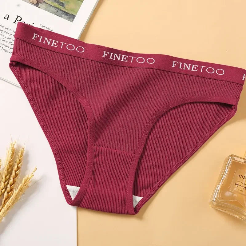 1Pcs Women' Cotton Pantys Sexy Comfortable Letter Printed Woman Briefs Ladies Underpants Fashion Girls Lingerie M-XXL