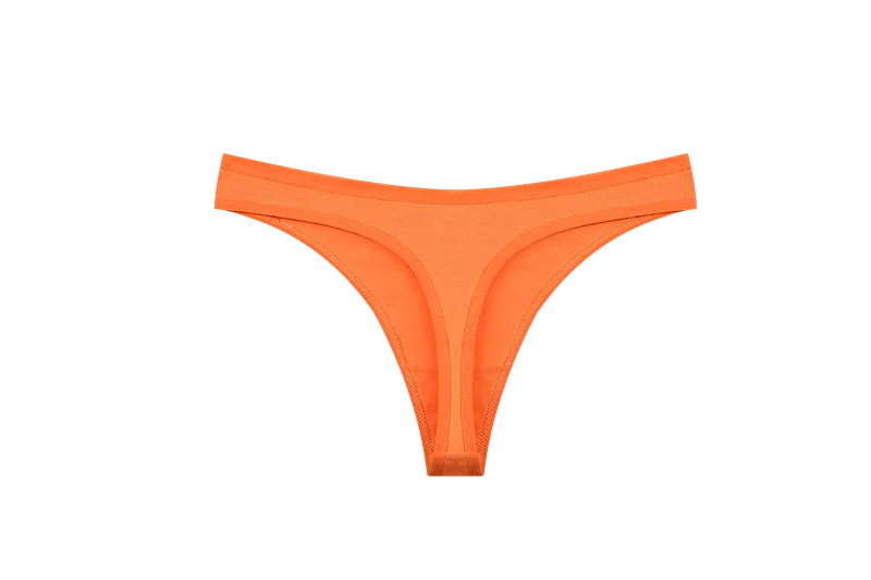 3PCS Seamless Thong Cotton Women Thin Strap Low Waist High Flexibility Panties Sexy Underwear Ladies Briefs T-back Soft Women