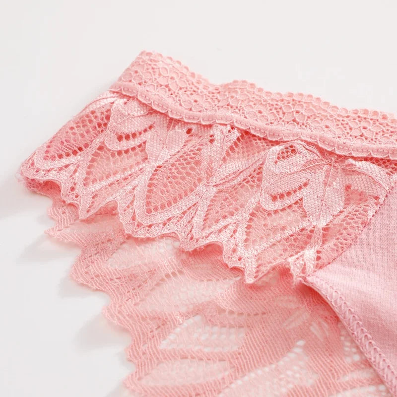 3Pcs/set Lace Sexy Panties Women XS-XL Low-Rise Briefs Sexy Ladies Underwear Trendy Floral Underpants Female Panty Lingerie New