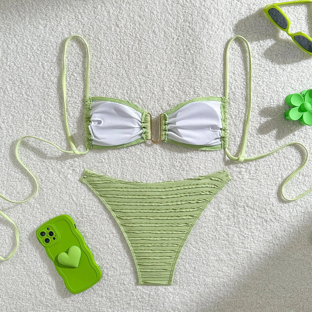 2026 New Sexy Bikinis Swimsuits Women's Swimwear Push Up Female Beach Swim Wear Bathing Suits Brazilian Bikini Set Pool Bather