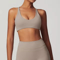 mikeyoga Women Sports Bra Gym Push Up Bra Running Bralette Yoga Top Stretch Underwear Workout Fitness Tank Top Women Sports Vest