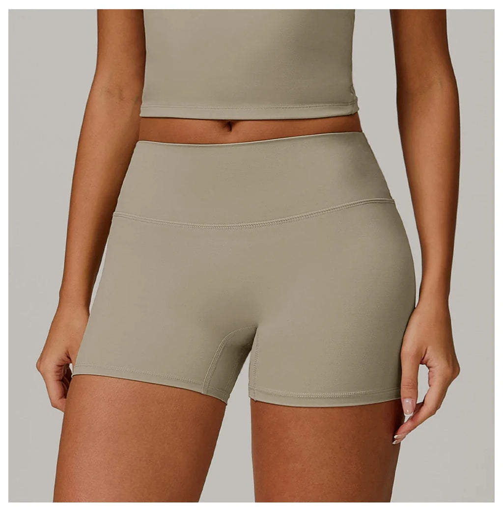 Yoga Shorts Women Summer Fitness Shorts Running Cycling Shorts Breathable Sports Leggings High Waist Summer Workout Gym Shorts