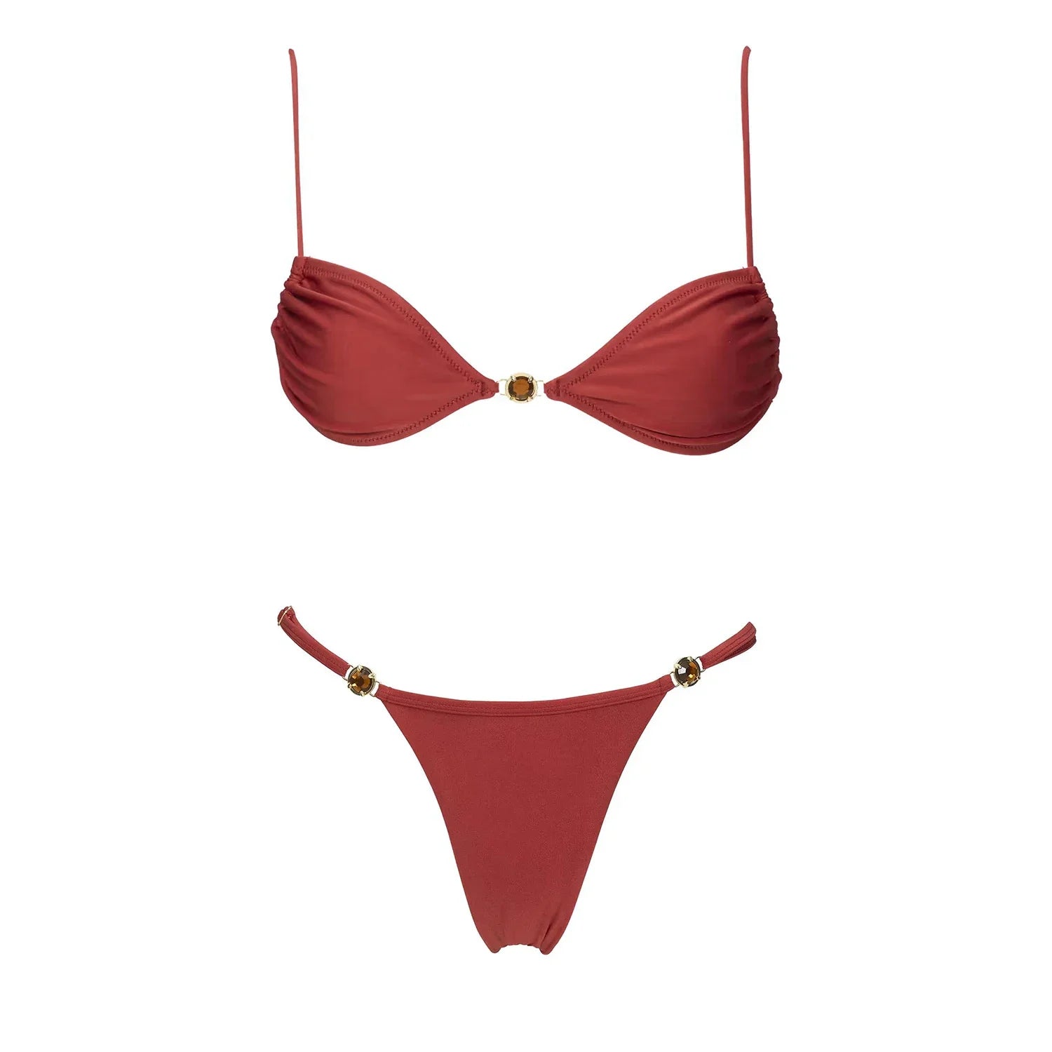 Shiny Diamond Bikini Set Sexy Women Swimsuit Push Up Swimwear Female Bandeau Biquini Halter Bathing Suit Blue Bodysuit Beachwear
