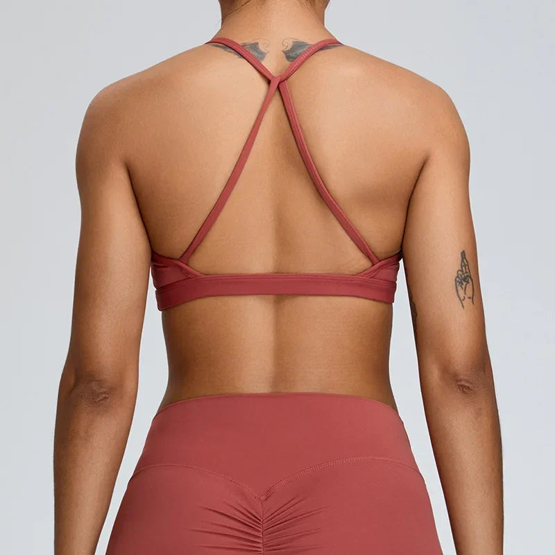 Seamless Sports Bra Women Underwear Sexy Back Shockproof Workout Fitness Bra Quick Drying Training Sports Running Yoga Tank Top