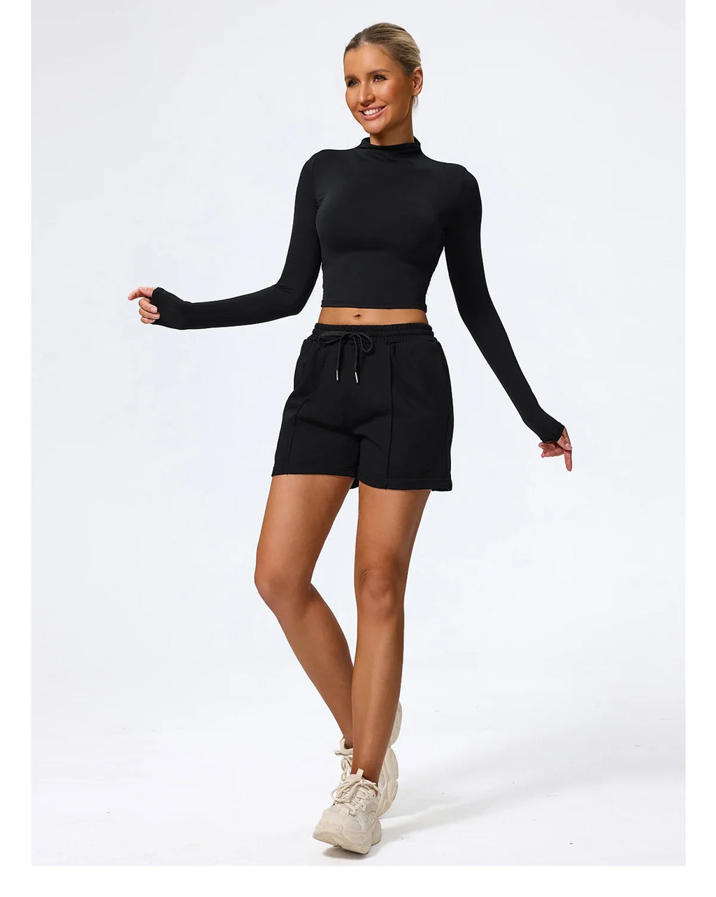 Hearuisavy Summer Women's Fitness Long Sleeved Shirt Lightweight Gym Workout Top Breathable Quick Drying Yoga Clothing Sportwear