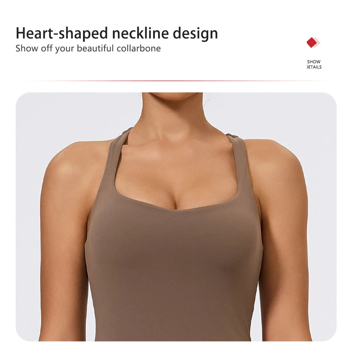 Hearuisavy Summer Woman Sports Vest I-Back Strap Design Gym Sportswear Breathable Quick Dry Fitness Tank Top Running Yoga Top
