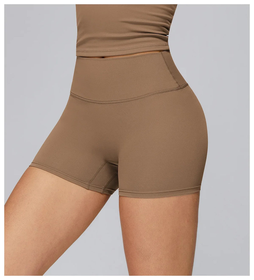Yoga Shorts Women Summer Fitness Shorts Running Cycling Shorts Breathable Sports Leggings High Waist Summer Workout Gym Shorts