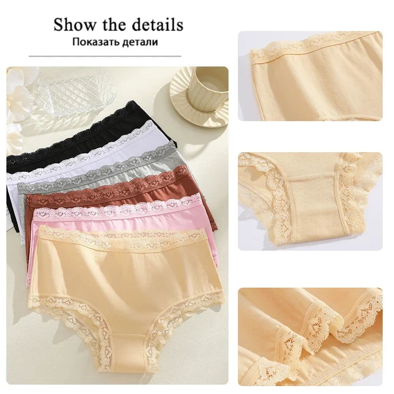 Women's Seamless Cotton Briefs Women Panties Solid Color Breathable Underwear Female Low Waist Soft Lingerie S-XXL