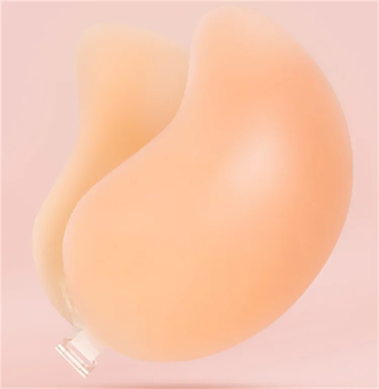 Women Reusable Silicone Silicone Bras Sticker Adhesive Invisible Bra Chest Patch Female Mango Patch Pad Strapless Underwear