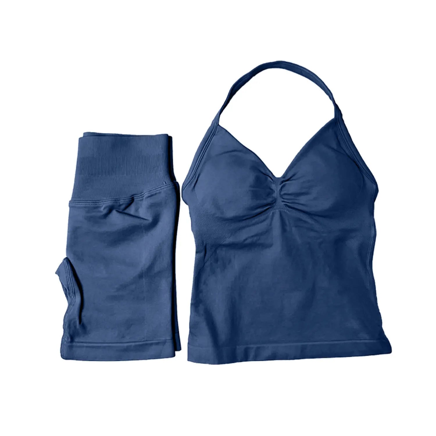 NCLAGEN Yoga Sets Women Gym Clothes ongline Strappy Top Shorts Activewear Sports 2 Piece Fitness Suit Running Workout Sportwear
