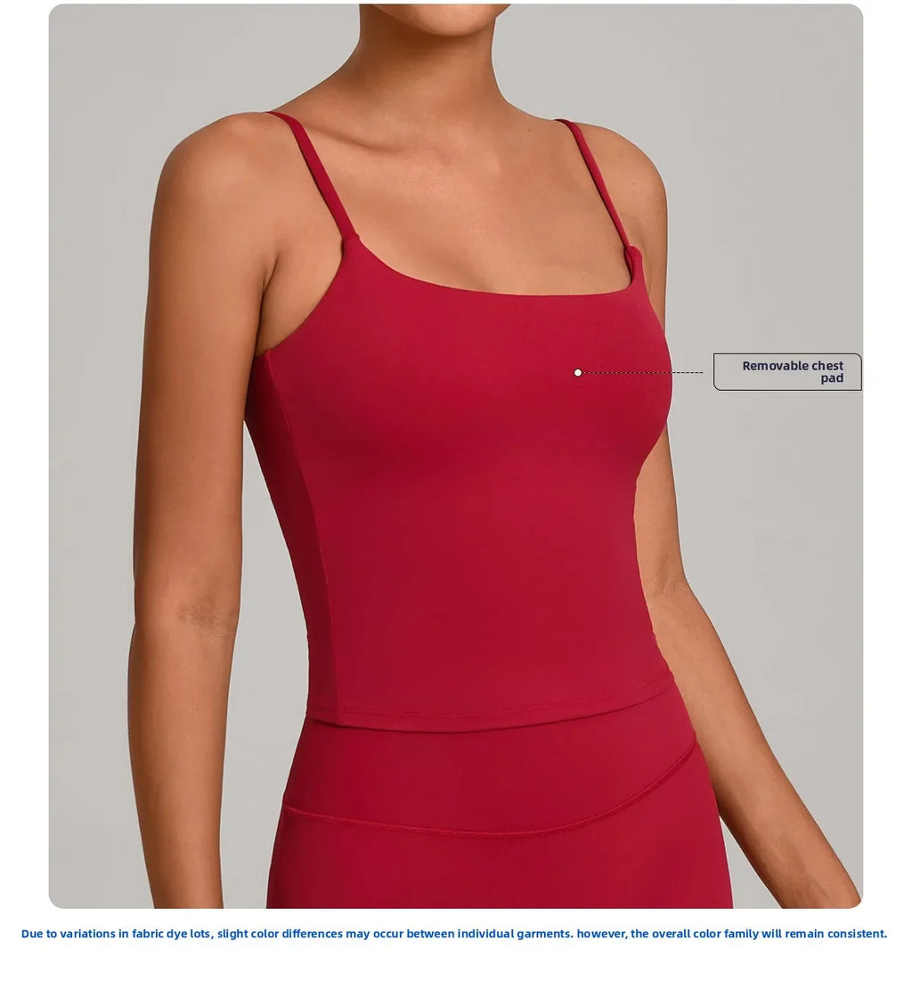 JUREN Shockproof Yoga Vest Running Gym Tank Top Women Fitness Underwear Quick-Dry Workout Bra Female Sports Sleeveless Top Women