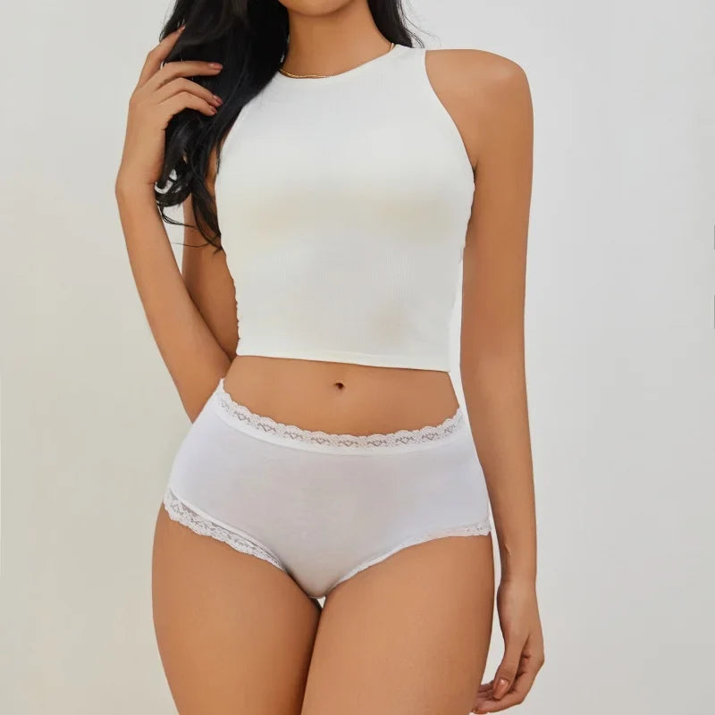 Women's Seamless Cotton Briefs Women Panties Solid Color Breathable Underwear Female Low Waist Soft Lingerie S-XXL