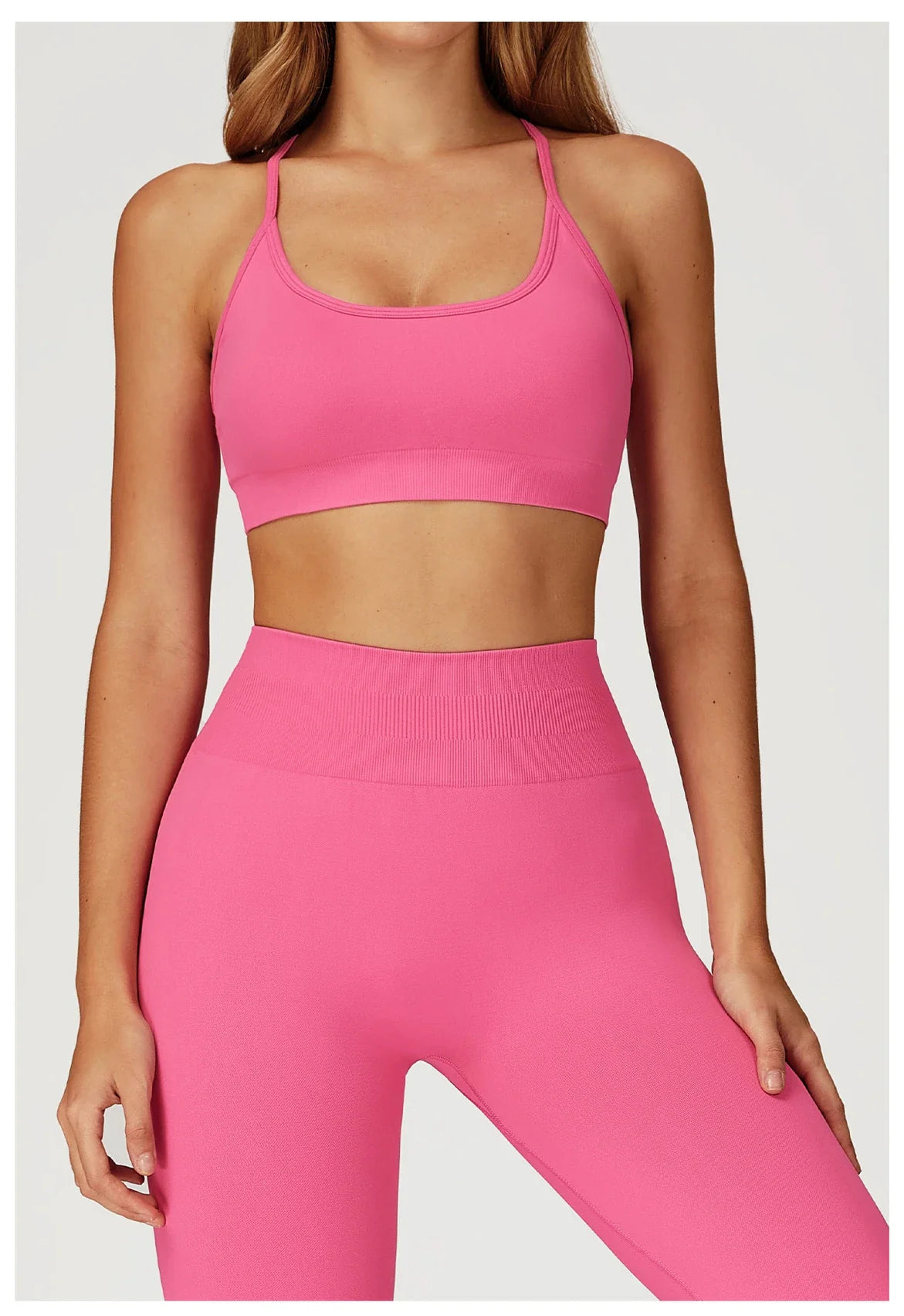 Women Seamless Yoga Sports Bra Breathable Shock Proof Gym Workout Fitness Push up Top Yoga Running Active Sportswear Vest Bra